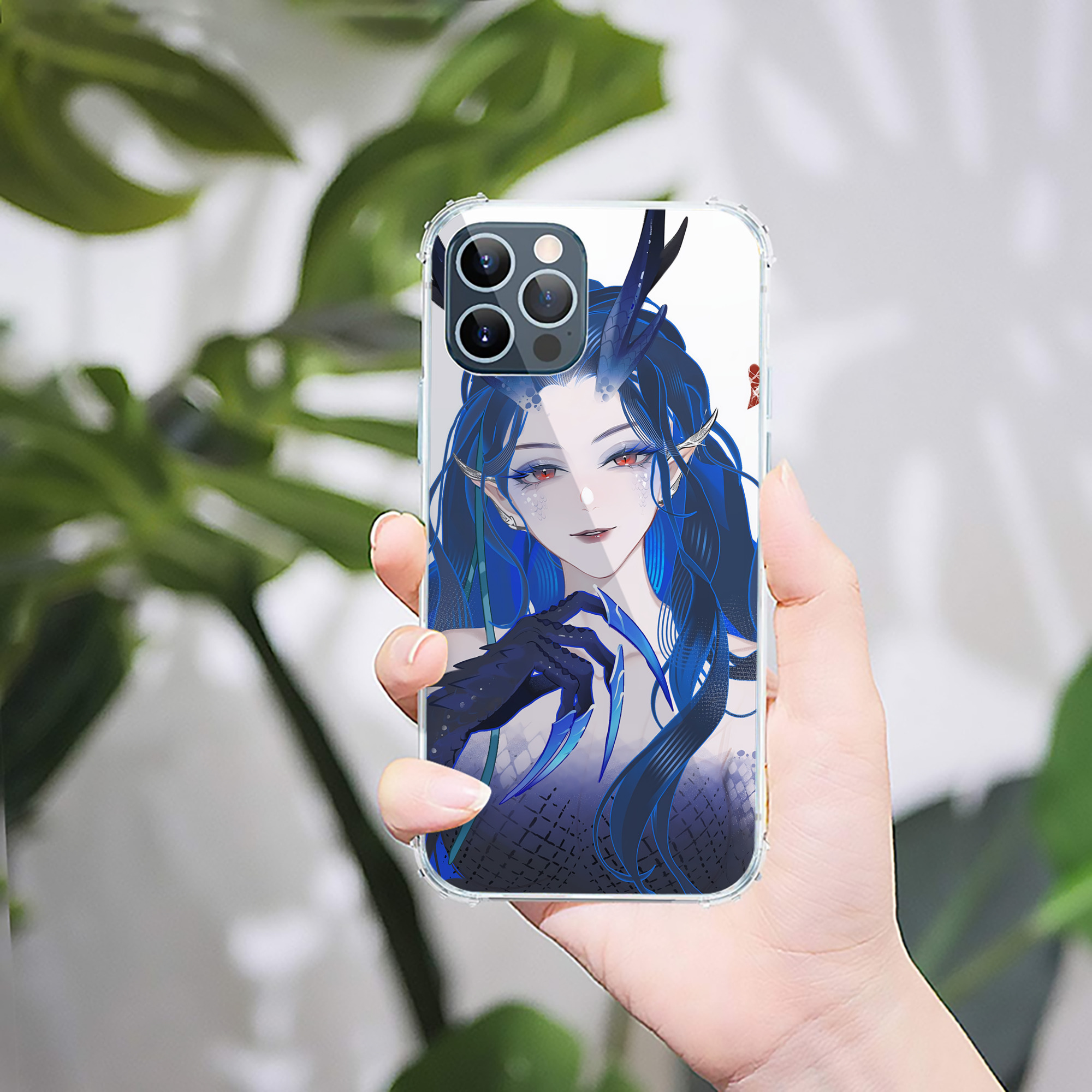（画像用） Ne Zha 2 ナタ 魔童の大暴れ 【iPhone 12シリーズ対応】透明スマホケース（クリアソフトケース）